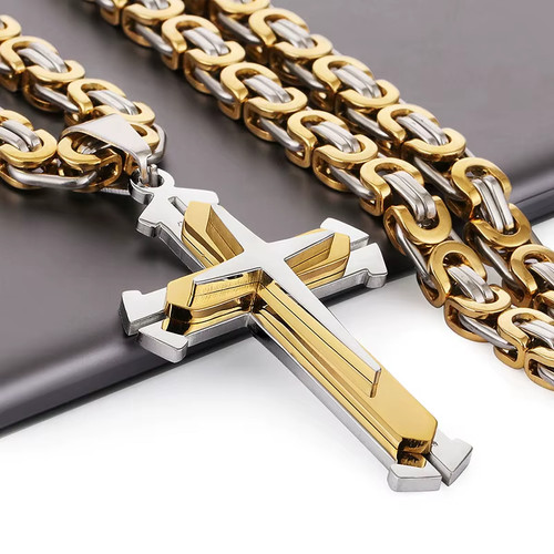 Edelstahl kreuz anhänger mit - anhänger,