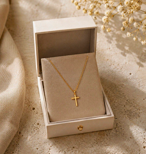 Halskette goldfarben mit