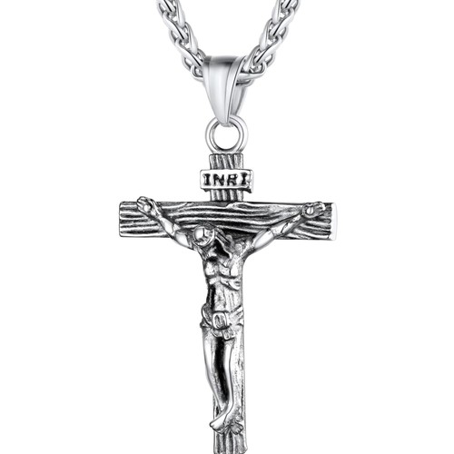 Kreuz kette jesus - jesus, anhänger