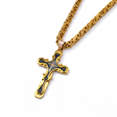 Herren halskette kreuz - halskette,