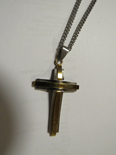 Edelstahlanhänger kreuz - edelstahlanhänger,