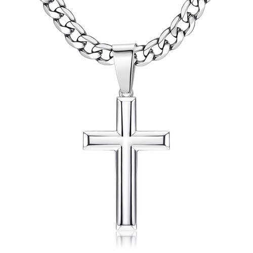 Kreuz kette silber 925 für - kette,