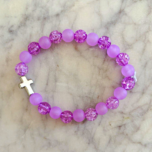 Armband mit kreuz kunststoffe - mit,