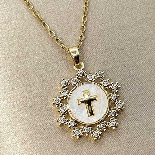 Kreuz kette anhänger gold - anhänger,