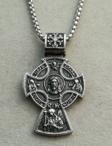 Kreuz anhänger mit halskette - kreuz,
