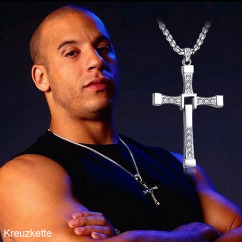 Halskette kreuz kette - kreuz, vin