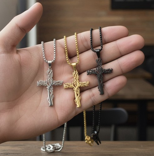 Silber kreuz anhänger - kreuz, mit