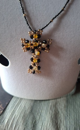 Kreuz anhänger mit kette - mit,