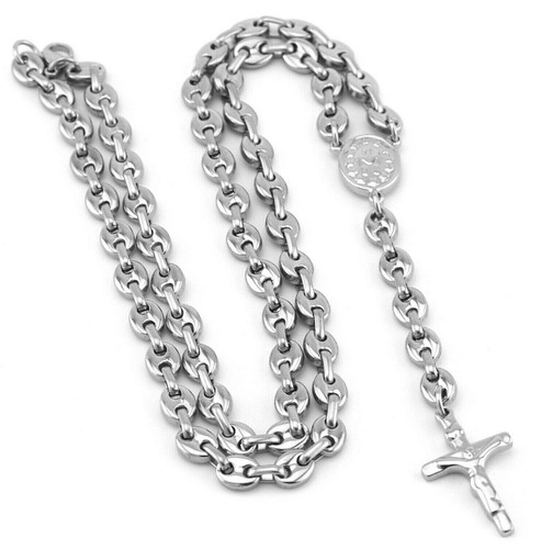Rosenkranz edelstahl kette - rosenkranz,