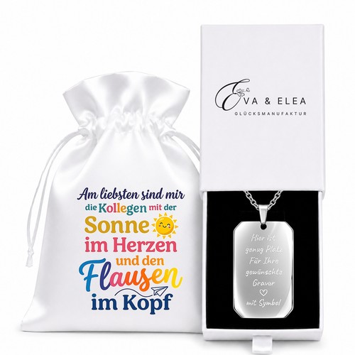 Kette mit gravur kollege am - gravur,