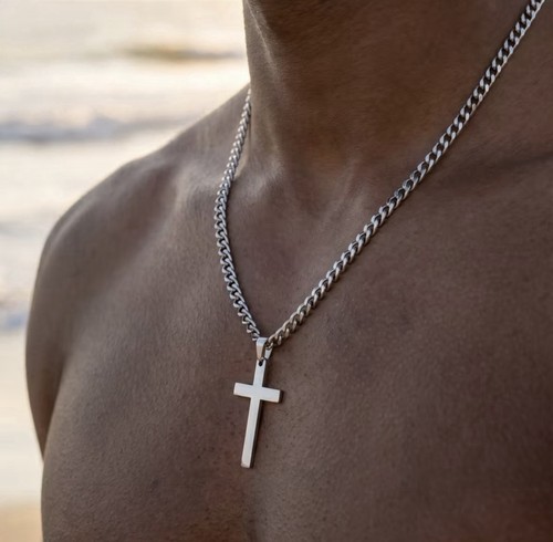 Kreuz kette silber - kreuz,