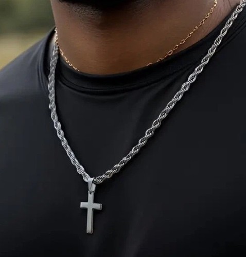 Kette mit kreuz - kette, anhänger
