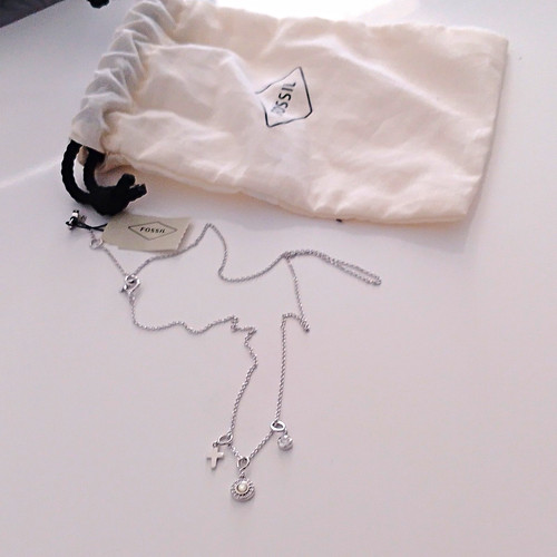 Fossil little charms halskette - charms,