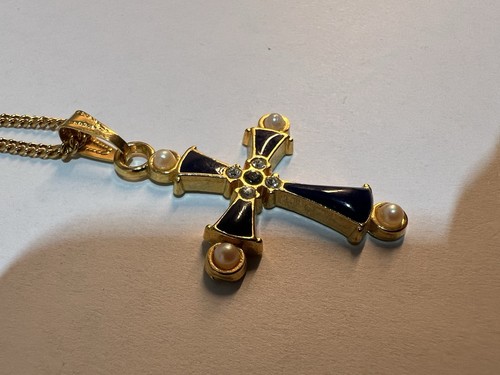 Halskette kreuz goldenes - kreuz,