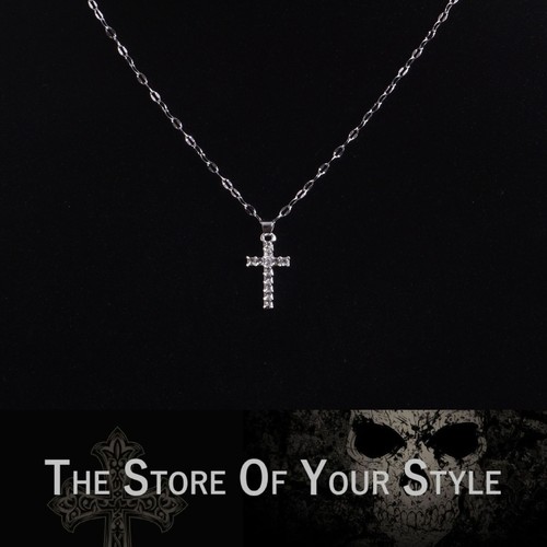 Halskette mit kreuz silber - halskette,