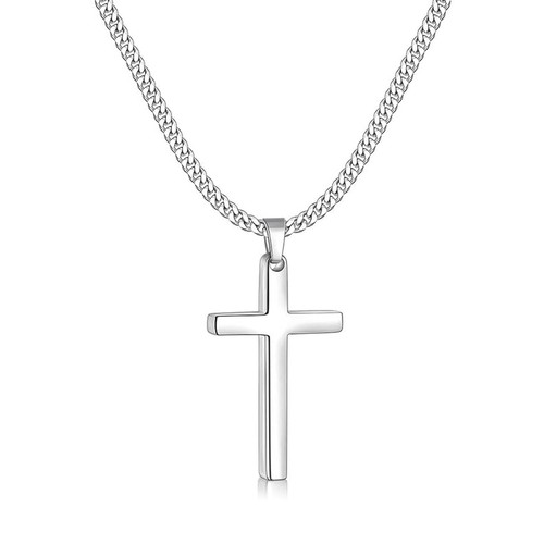 Kreuz halskette edelstahl - halskette,
