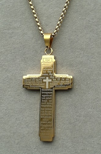 Kreuz anhänger vaterunser - kreuz,