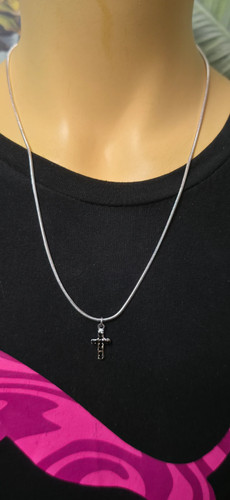 Goth kette silber - kette,