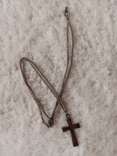 Kette mit kreuzanhänger - kette,