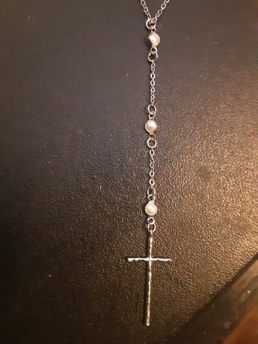 Kreuzkette silber mit - kreuzkette,silber,,