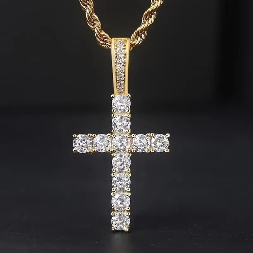 Luxus damen kette kreuz - luxus,