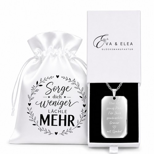 Kette mit gravur - mit, mutmacher