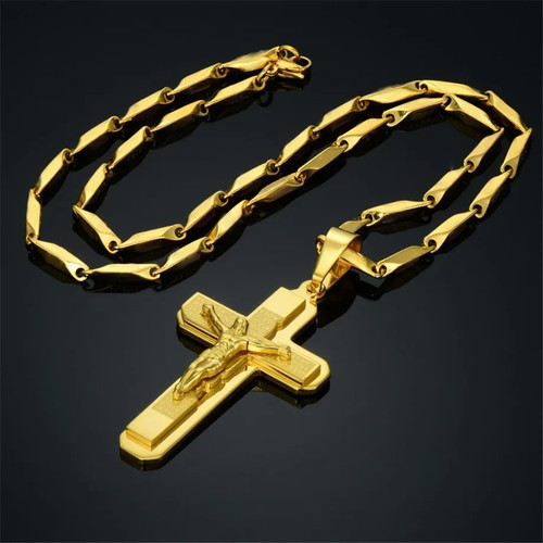 Herren kreuz kette edelstahl - kette,