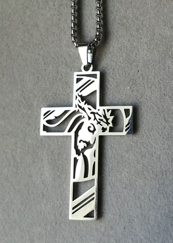 Kreuz anhänger mit halskette - mit,