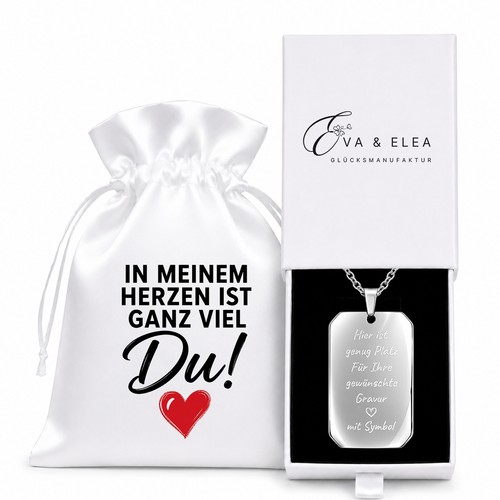 Kette mit gravur liebe - mit,