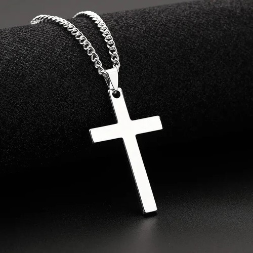 Kette mit kreuz anhänger - kreuz,