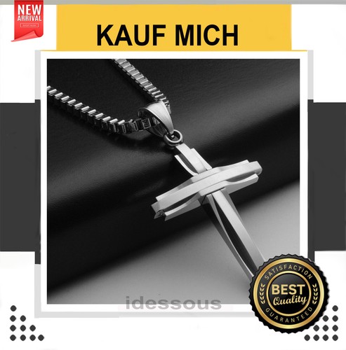 Silber anhänger kreuz mit - silber,