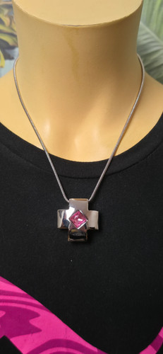 Goth kette silber damen - silber,