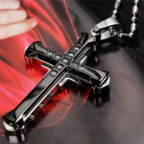 Herren kreuz halskette jesus - herren,