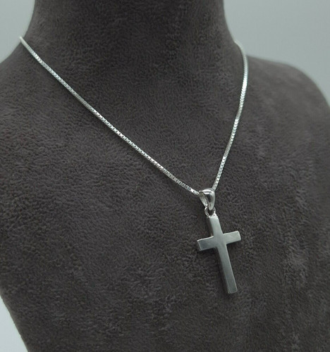Kreuz anhänger mit kette echt - anhänger,