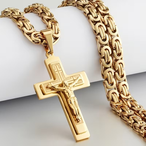 Anhänger kreuz halskette - kreuz,