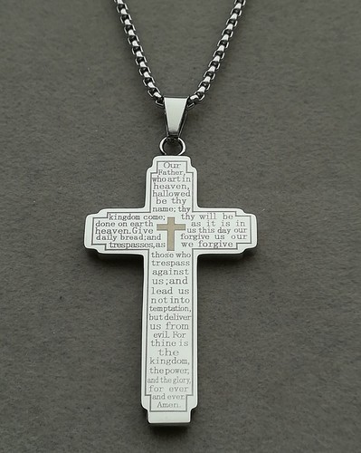 Kreuz anhänger vaterunser - kreuz,