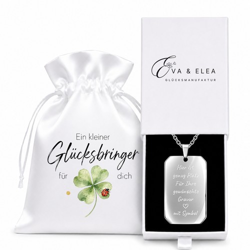 Kette mit gravur geschenk - kette,