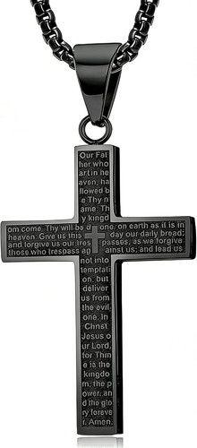 Kreuz halskette für herren - kreuz,