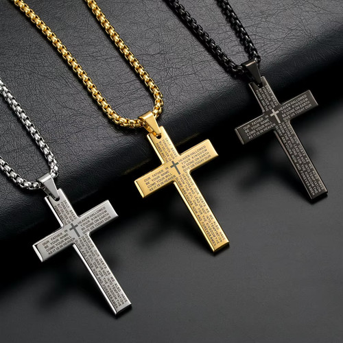 Kreuz jesus 316 edelstahl - 316,