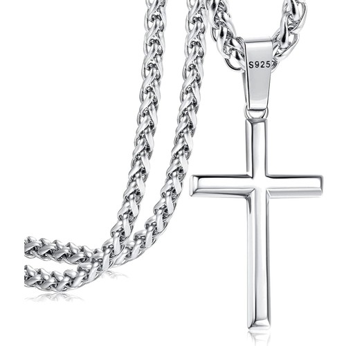 Kreuz halskette damen - halskette,
