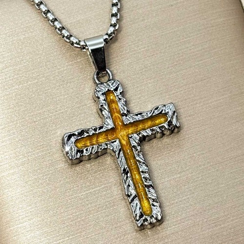 Herren halskette kreuz - halskette,