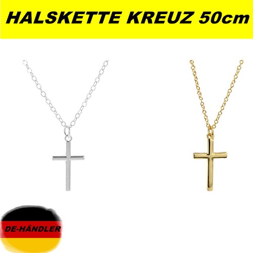 Kreuz halskette damen herren - kreuz,